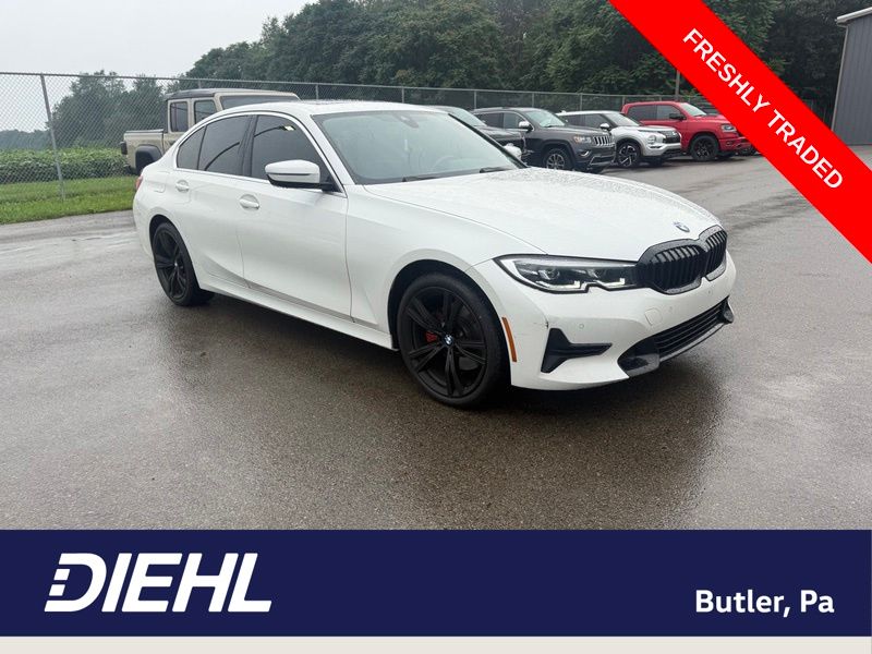 Mineral White Metallic 2020 BMW 3 Series Sedan All-Wheel Drive 8-Speed Automatic