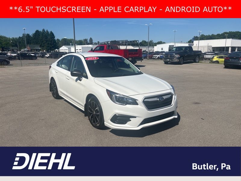 Crystal White Pearl 2019 Subaru Legacy 2.5i AWD Sedan All-Wheel Drive Continuously Variable Transmission