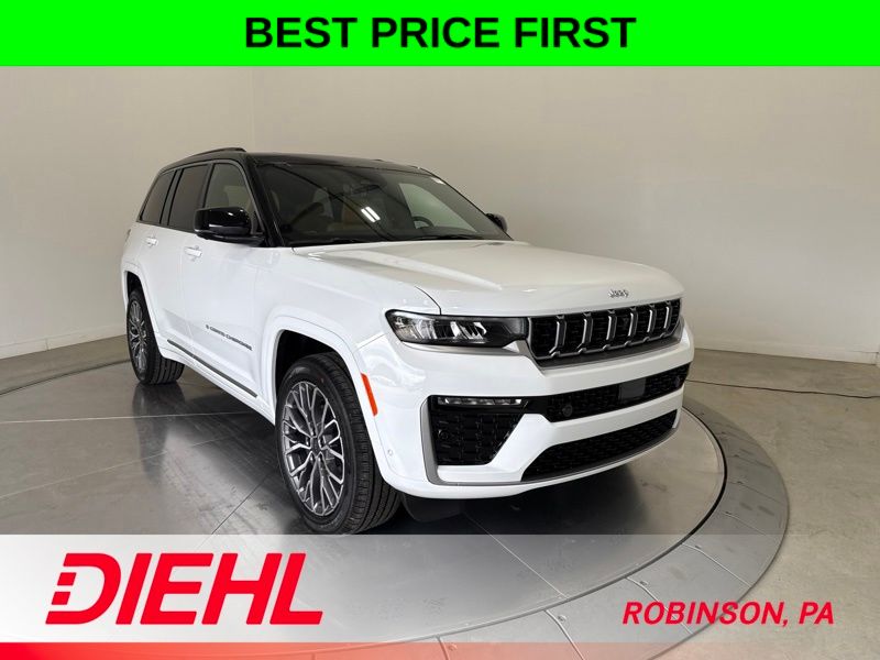 Bright White Clearcoat 2026 Jeep Grand Cherokee SUV / Crossover Four-Wheel Drive 8-Speed Automatic