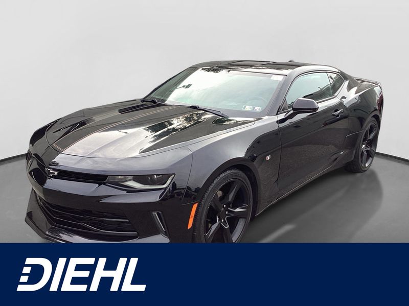 Black 2018 Chevrolet Camaro Coupe Rear-Wheel Drive 8-Speed Automatic