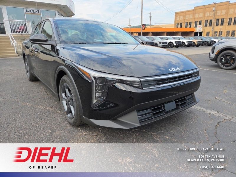 Aurora Black Pearl 2026 Kia K4 Sedan Front-Wheel Drive Continuously Variable Transmission