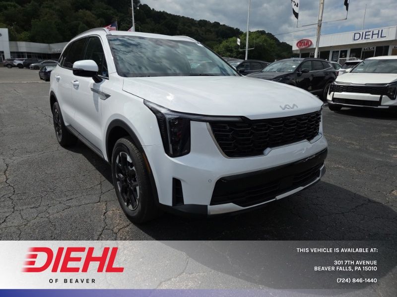 Glacial White Pearl 2026 Kia Sorento SUV / Crossover All-Wheel Drive 8-Speed Automatic