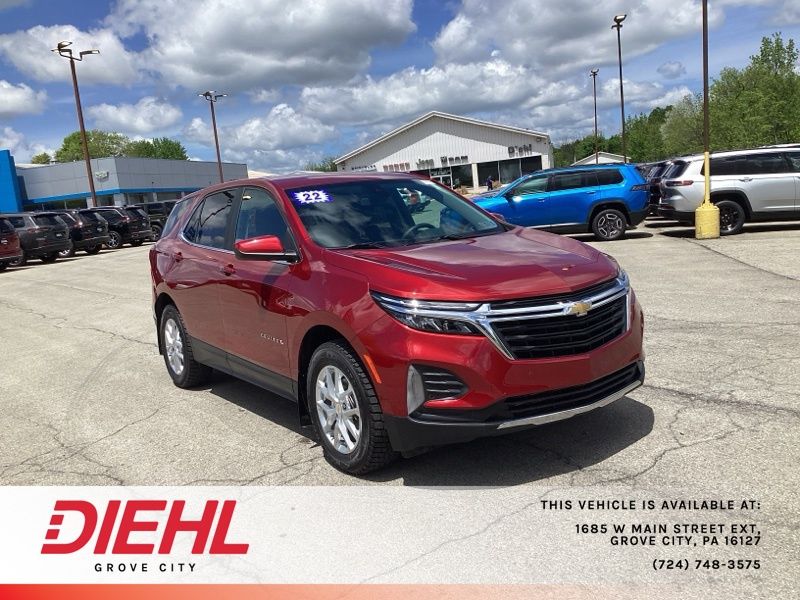 Cherry Red Tintcoat 2022 Chevrolet Equinox SUV / Crossover Four-Wheel Drive 6-Speed Automatic Overdrive