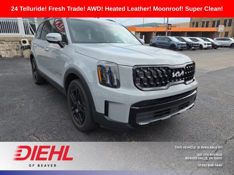 Wolf Gray 2024 Kia Telluride SUV / Crossover All-Wheel Drive 8-Speed Automatic