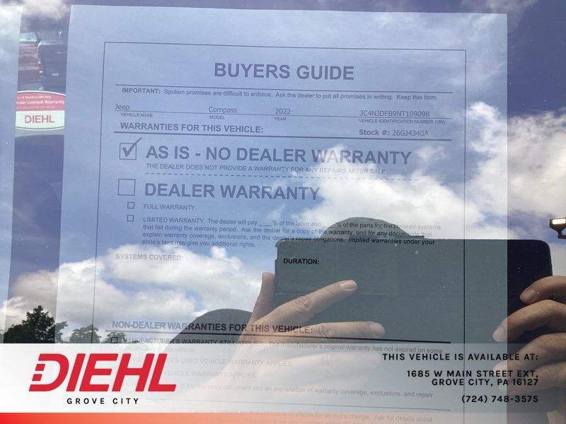 Used 2022 Jeep Compass SUV