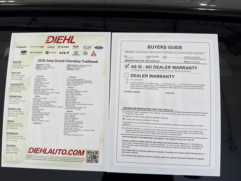 Used 2020 Jeep Grand Cherokee SUV