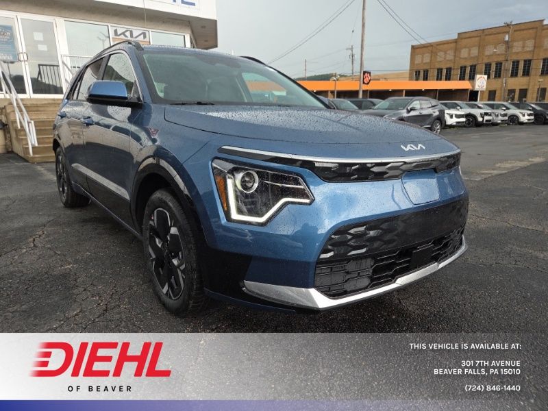 Mineral Blue 2026 Kia Niro EV SUV / Crossover Front-Wheel Drive 1-Speed Automatic