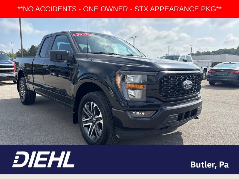 Black Metallic 2023 Ford F-150 Pickup Truck Four-Wheel Drive Automatic