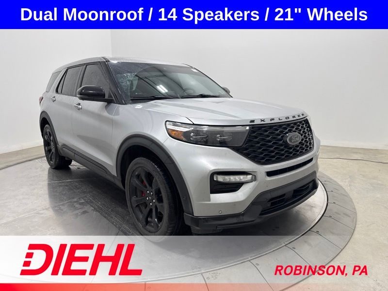 Silver Metallic 2021 Ford Explorer ST AWD SUV / Crossover All-Wheel Drive Automatic