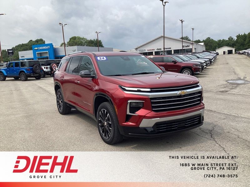 Radiant Red Tintcoat 2024 Chevrolet Traverse SUV / Crossover Four-Wheel Drive Automatic