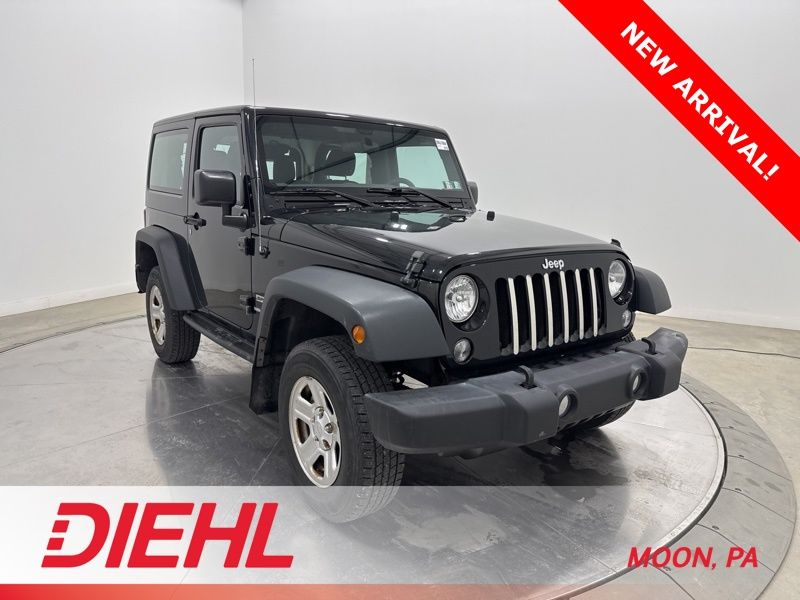Black Clearcoat 2017 Jeep Wrangler Sport 4WD SUV / Crossover Four-Wheel Drive 6-Speed Manual