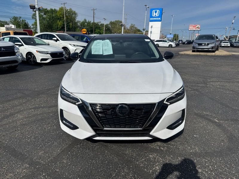 Used 2021 Nissan Sentra SR with VIN 3N1AB8DV2MY287567 for sale in Massillon, OH