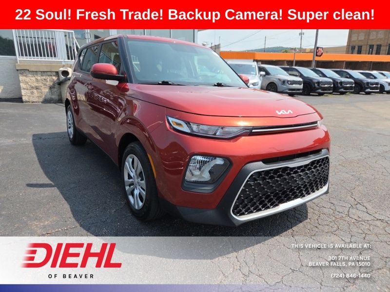 Mars Orange 2022 Kia Soul SUV / Crossover Front-Wheel Drive Continuously Variable Transmission