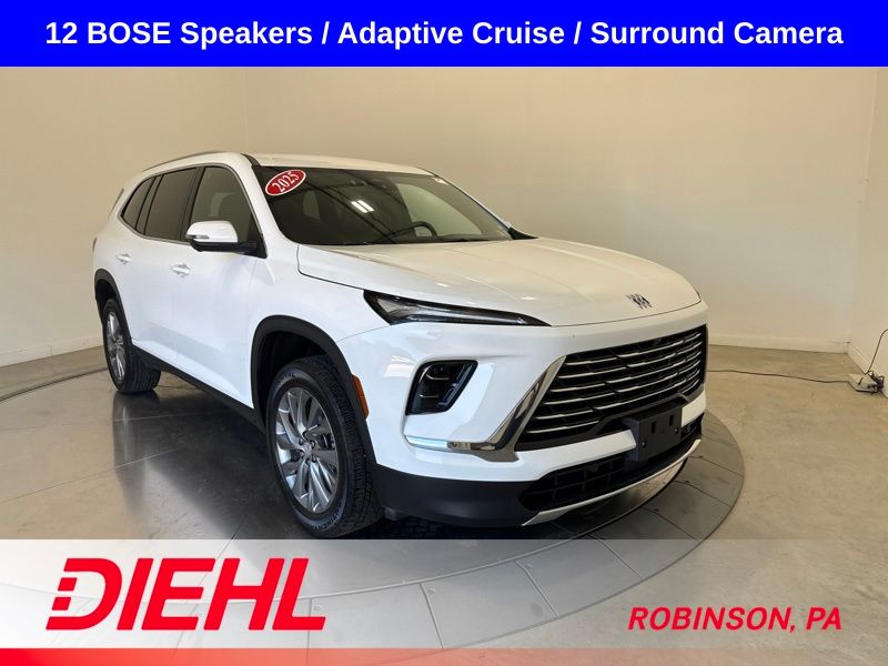 Summit White 2025 Buick Enclave SUV / Crossover Four-Wheel Drive 8-Speed Automatic