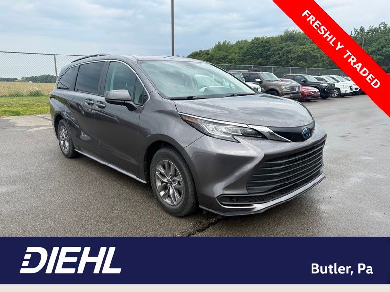Predawn Gray Mica 2023 Toyota Sienna LE 8-Passenger AWD Minivan All-Wheel Drive Continuously Variable Transmission