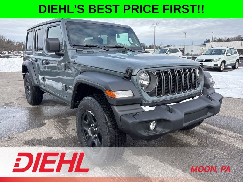 Anvil Clear Coat 2026 Jeep Wrangler SUV / Crossover Four-Wheel Drive 8-Speed Automatic
