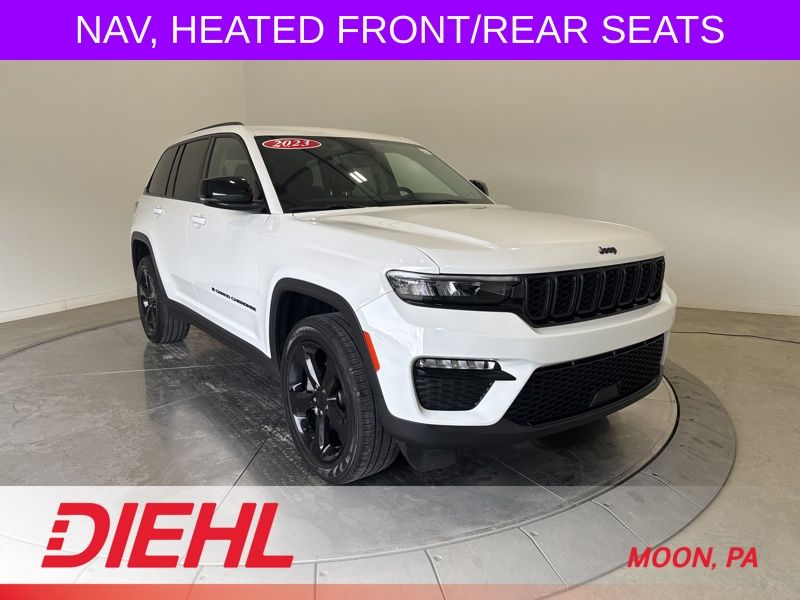 Bright White Clearcoat 2023 Jeep Grand Cherokee Limited 4WD SUV / Crossover Four-Wheel Drive 8-Speed Automatic