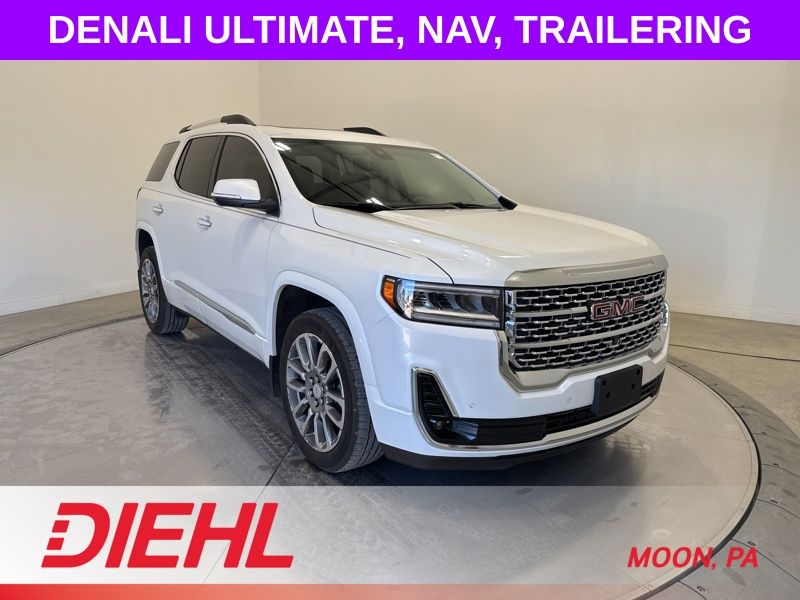 White Frost Tricoat 2023 GMC Acadia Denali AWD SUV / Crossover Four-Wheel Drive 9-Speed Automatic