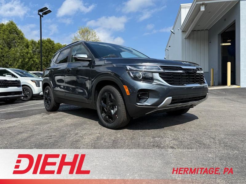 Gravity Gray 2026 Kia Seltos EX AWD SUV / Crossover All-Wheel Drive Continuously Variable Transmission