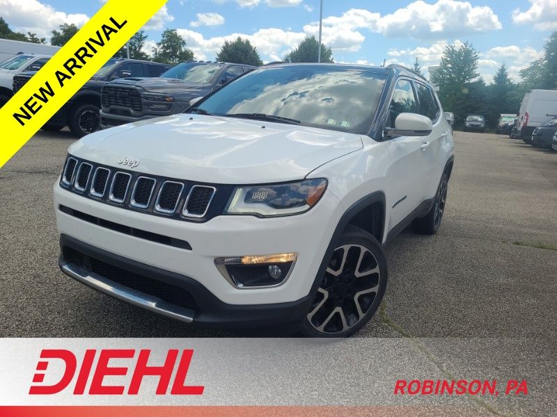 White Clearcoat 2018 Jeep Compass SUV / Crossover Four-Wheel Drive 9-Speed Automatic