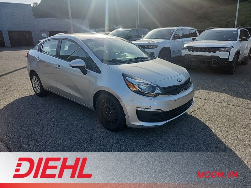 Bright Silver Metallic 2016 Kia Rio Sedan Front-Wheel Drive 6-Speed Automatic