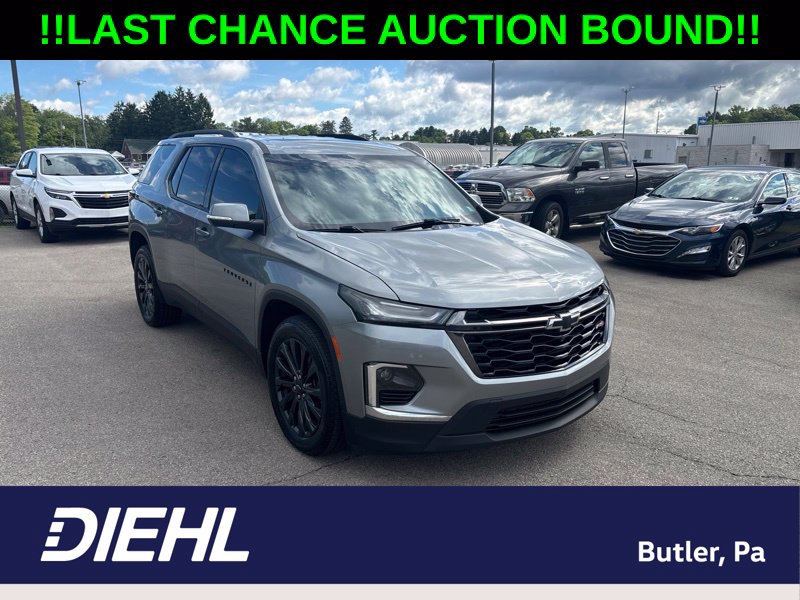 Sterling Gray Metallic 2023 Chevrolet Traverse SUV / Crossover Four-Wheel Drive 9-Speed Automatic