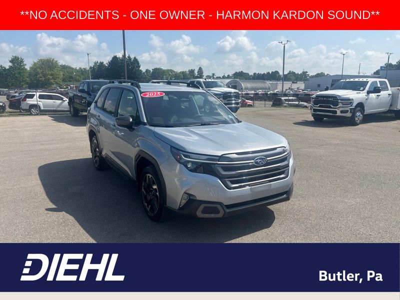Ice Silver Metallic 2025 Subaru Forester SUV / Crossover All-Wheel Drive Continuously Variable Transmission