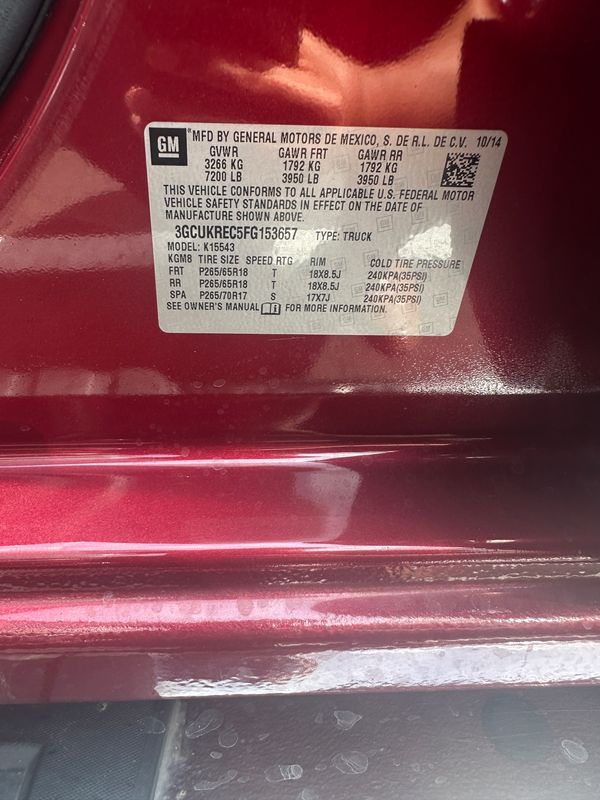 Used 2015 Chevrolet Silverado 1500 Truck