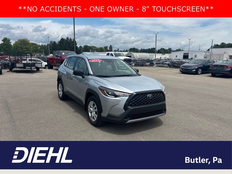 Sonic Silver 2023 Toyota Corolla Cross SUV / Crossover Front-Wheel Drive Continuously Variable Transmission