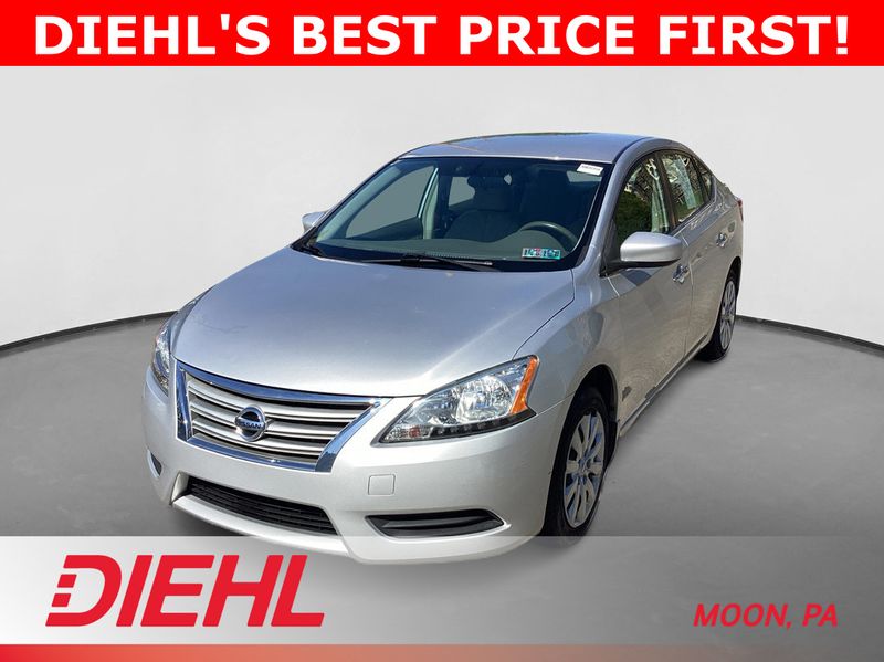 Brilliant Silver Metallic 2013 Nissan Sentra SV Sedan Front-Wheel Drive Continuously Variable Transmission
