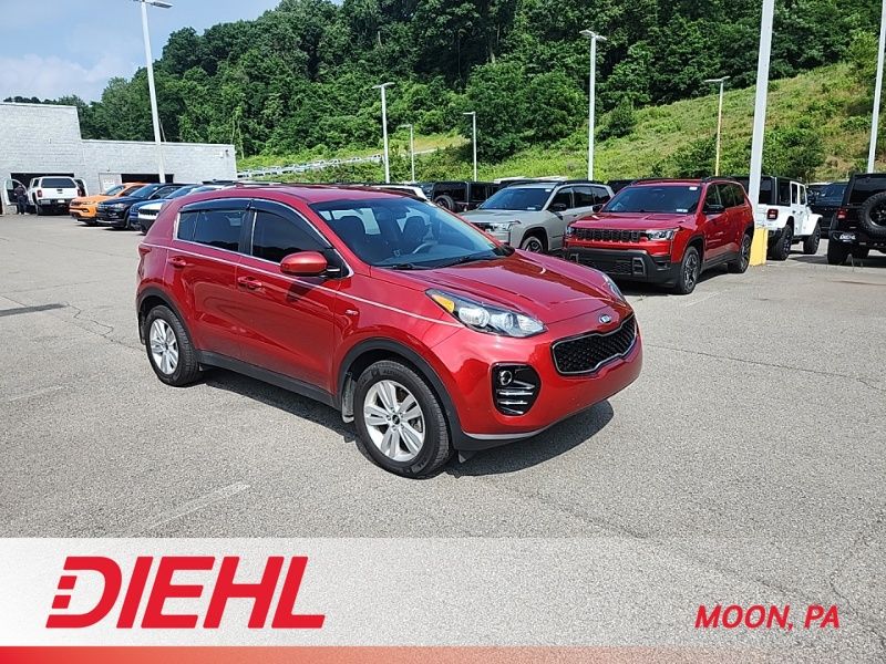 Hyper Red 2018 Kia Sportage SUV / Crossover All-Wheel Drive 6-Speed Automatic Overdrive