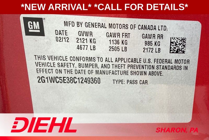Used 2012 Chevrolet Impala Sedan