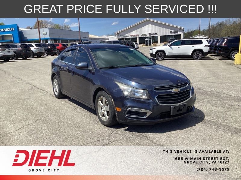 Blue Ray Metallic 2015 Chevrolet Cruze 1LT Sedan FWD Sedan Front-Wheel Drive 6-Speed Automatic Overdrive