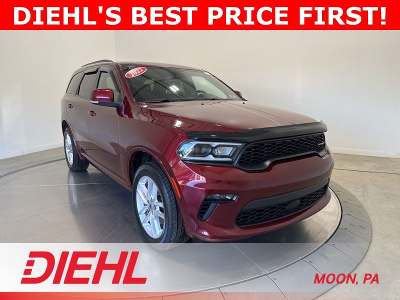 Octane Red Pearlcoat 2022 Dodge Durango GT Plus AWD SUV / Crossover All-Wheel Drive 8-Speed Automatic