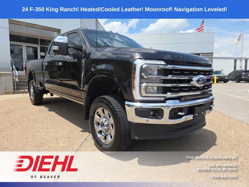 Bronze 2024 Ford F-350 Super Duty Pickup Truck Four-Wheel Drive Automatic