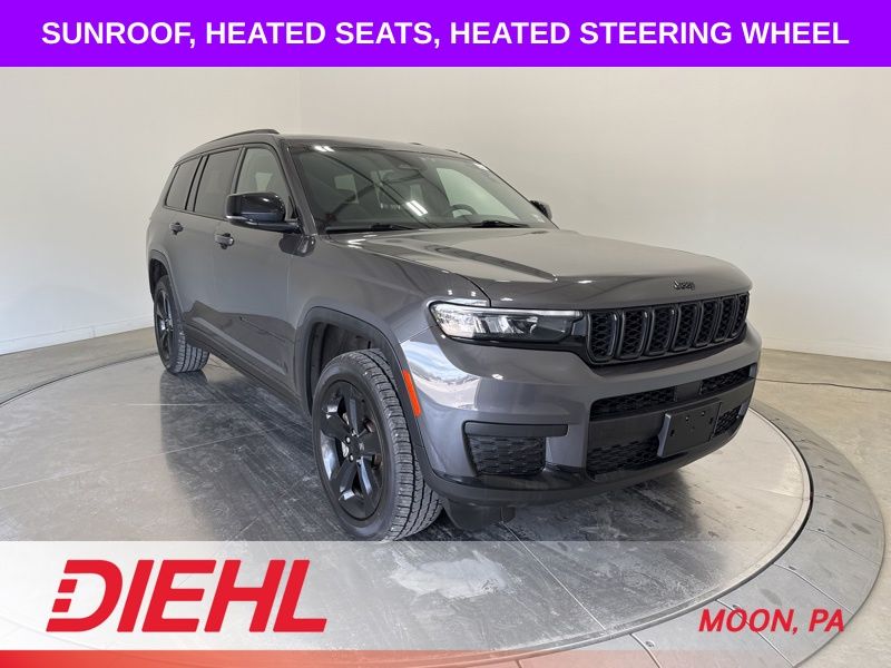 Baltic Gray Metallic Clearcoat 2023 Jeep Grand Cherokee L Altitude 4WD SUV / Crossover Four-Wheel Drive 8-Speed Automatic
