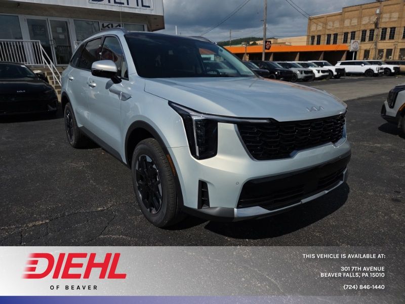 White (Ivory Silver) 2026 Kia Sorento SUV / Crossover All-Wheel Drive 8-Speed Automatic