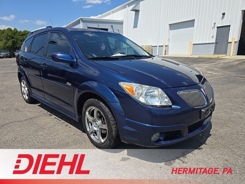 Neptune (Blue) 2007 Pontiac Vibe Base Hatchback Front-Wheel Drive 4-Speed Automatic Overdrive