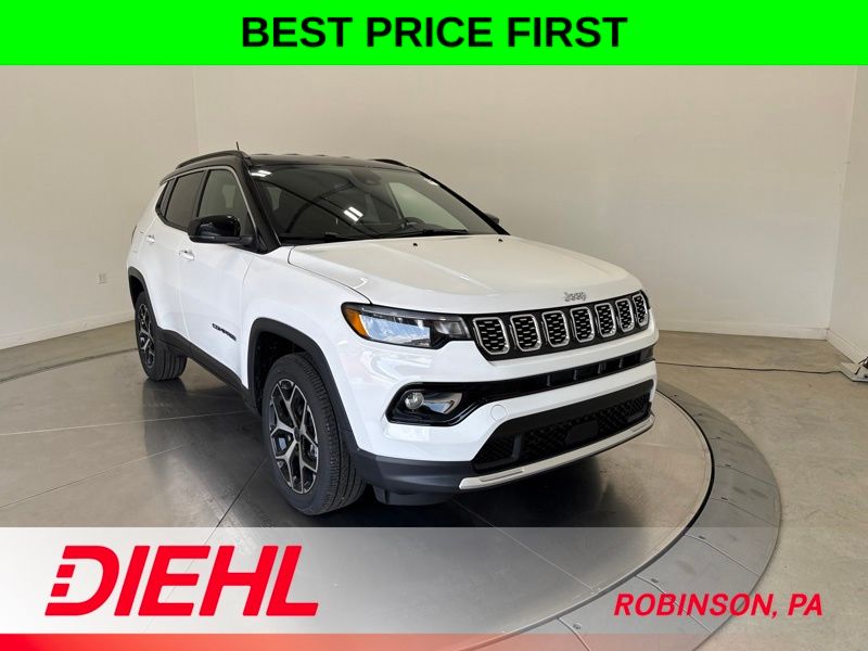 Bright White Clearcoat 2026 Jeep Compass SUV / Crossover Four-Wheel Drive 8-Speed Automatic