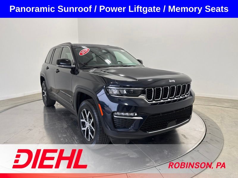 Midnight Sky 2024 Jeep Grand Cherokee SUV / Crossover Four-Wheel Drive 8-Speed Automatic