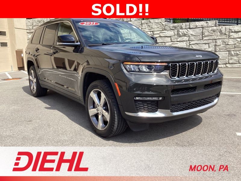 Rocky Mountain Pearlcoat 2021 Jeep Grand Cherokee L SUV / Crossover Four-Wheel Drive 8-Speed Automatic