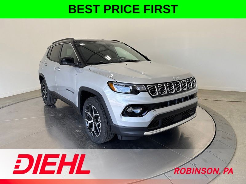 Silver Zynith Metallic Clearcoat 2026 Jeep Compass SUV / Crossover Four-Wheel Drive 8-Speed Automatic
