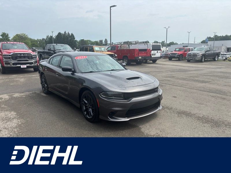 Gray (Granite Crystal Metallic Clearcoat) 2022 Dodge Charger Sedan All-Wheel Drive 8-Speed Automatic