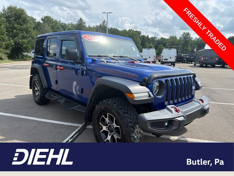 Ocean Blue Metallic Clearcoat 2020 Jeep Wrangler SUV / Crossover Four-Wheel Drive 8-Speed Automatic