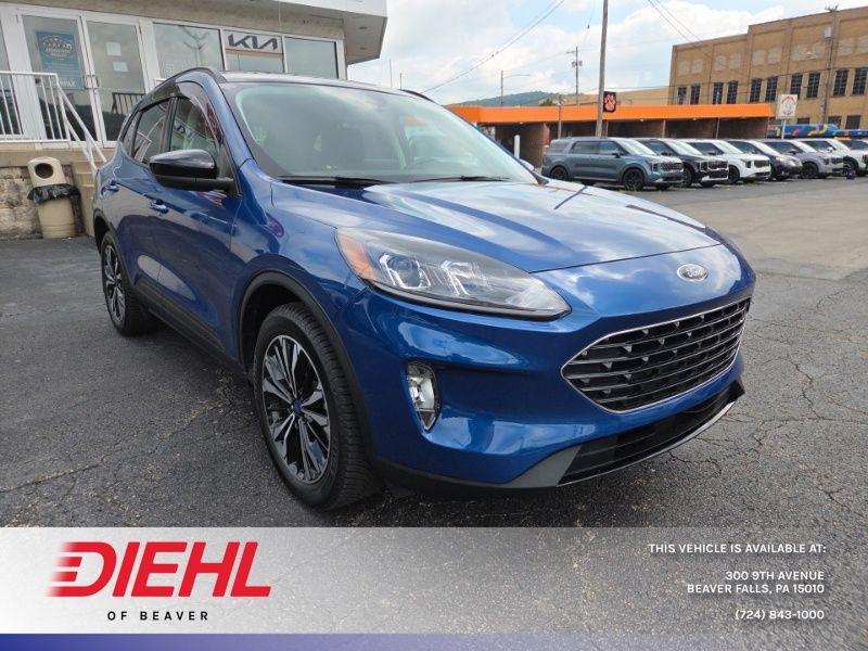 Blue Metallic 2022 Ford Escape SUV / Crossover All-Wheel Drive 8-Speed Automatic
