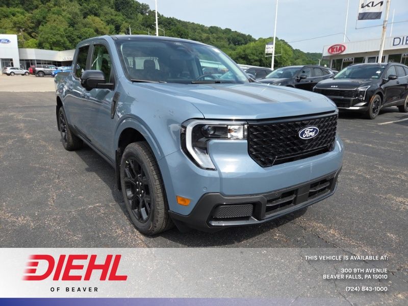 Blue (Azure Gray Metallic) 2026 Ford Maverick Pickup Truck All-Wheel Drive Continuously Variable Transmission