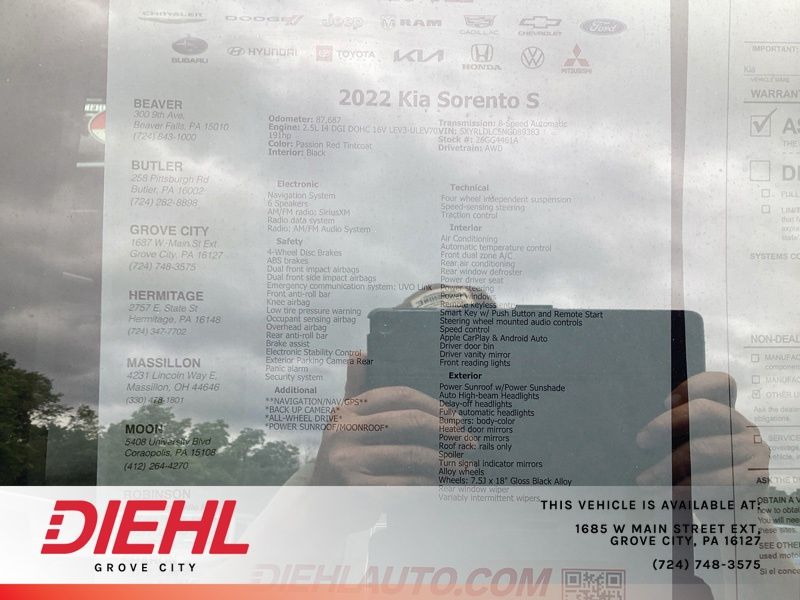 Used 2022 Kia Sorento SUV