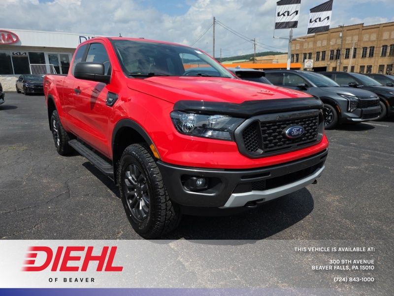 Race Red 2023 Ford Ranger Pickup Truck Four-Wheel Drive Automatic