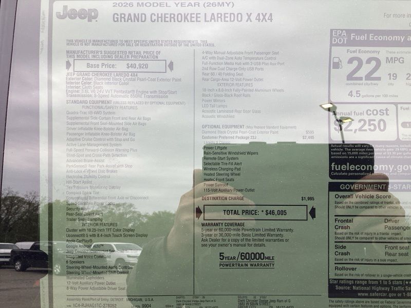 New 2026 Jeep Grand Cherokee SUV
