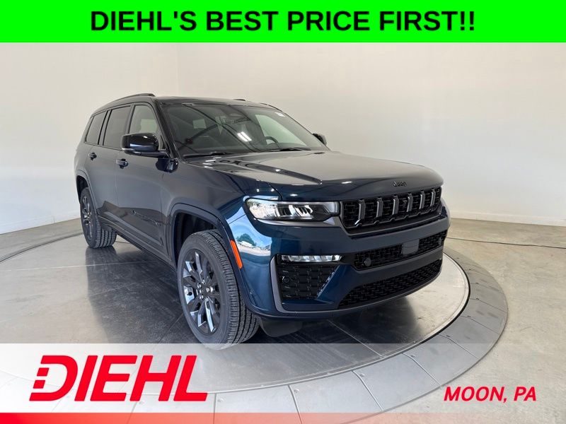 Fathom Blue Pearlcoat 2026 Jeep Grand Cherokee L SUV / Crossover Four-Wheel Drive 8-Speed Automatic